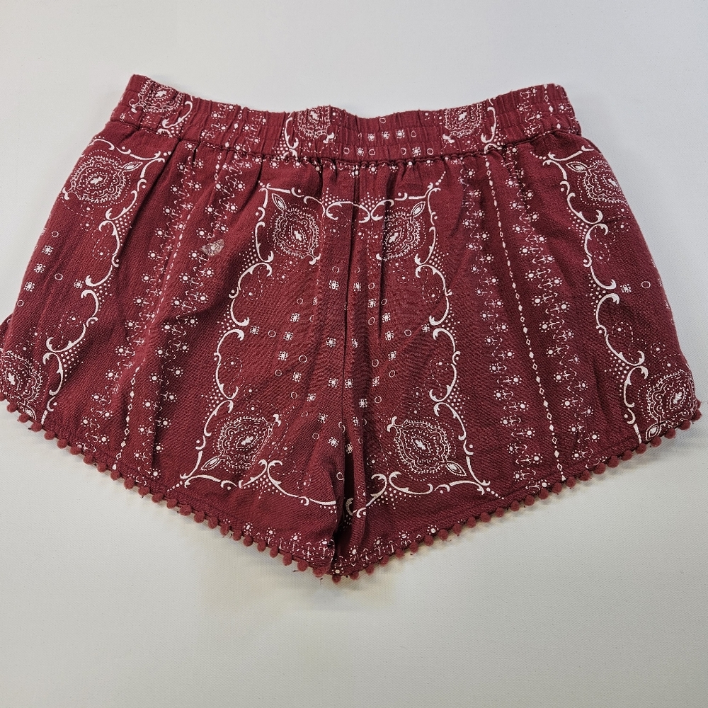Madewell Oahu Cover-Up Shorts in Vintage Red Bandana Size XS X-Small - Picture 6 of 7